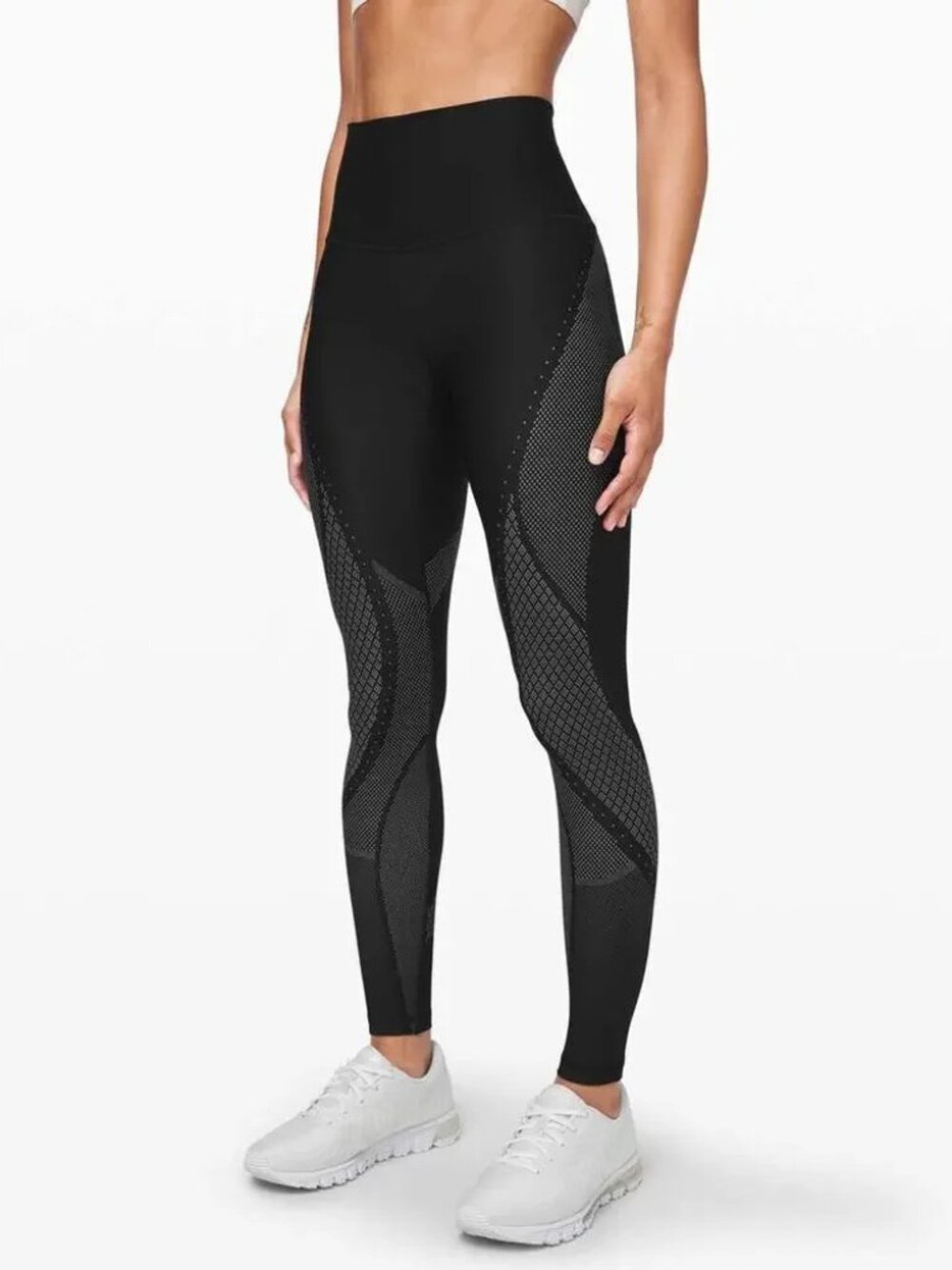 Lululemon Mapped Out High-Rise Tight 28" - Black (Size 4)